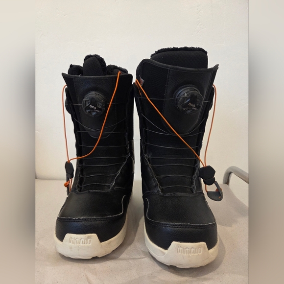 Women's Thirtytwo Shifty Double Boa Snowboard Boots Size 7 Black Winter Sports - Picture 3 of 7